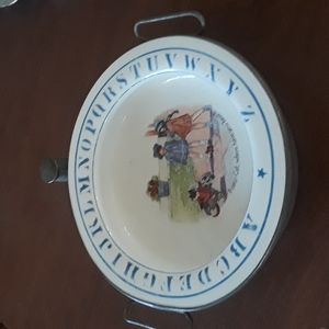 Excello antique alphabet bowl / BUNDLE ONLY